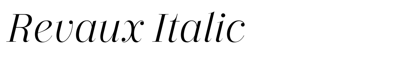 Revaux Italic
